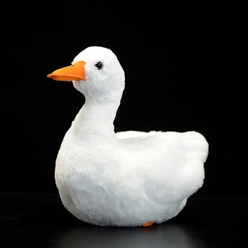 

Soft Call Duck Stuffed Plush Toys Cute White Pet Duck Lifelike Animals Dolls Simulation Cuddly Baby Kids Aldult Gift Original