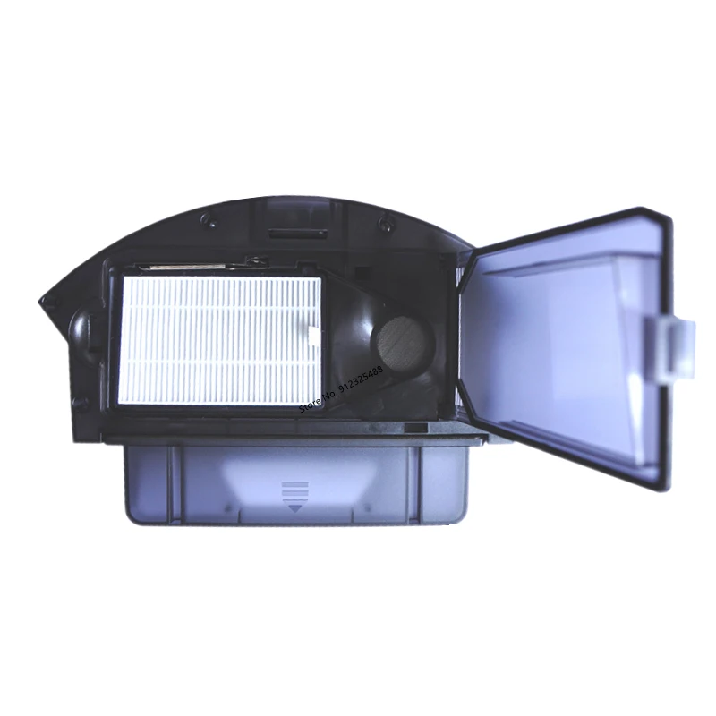 مكنسة كهربائية مزبلة مع فلتر Hepa لـ Alfawise V8s Pro E30B جهاز آلي لتنظيف الأتربة قطع غيار صندوق غبار استبدال