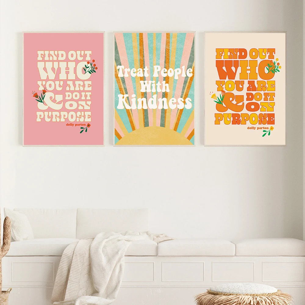 We’LL Be Alright Inspiring Quote Art Canvas Painting Nordic Posters And Prints Wall Art Pictures For Living Room Home Deco