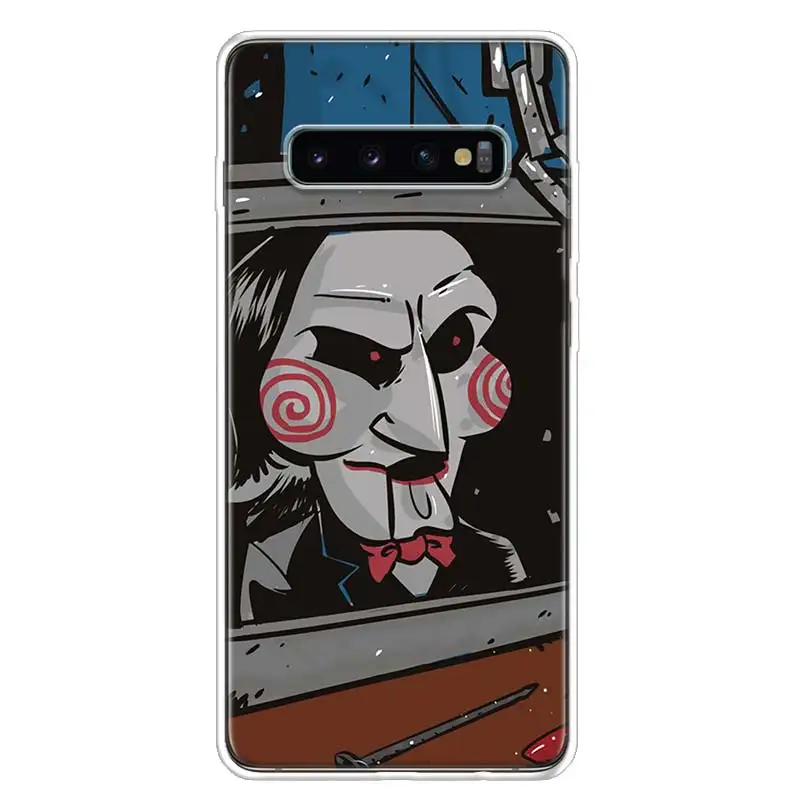 SAW The Jigsaw Killer Horror Film Phone Case For Samsung Galaxy S24 S23 S22 S21 Ultra S10 Plus S20 FE S10E S9 S8 + Soft Cover