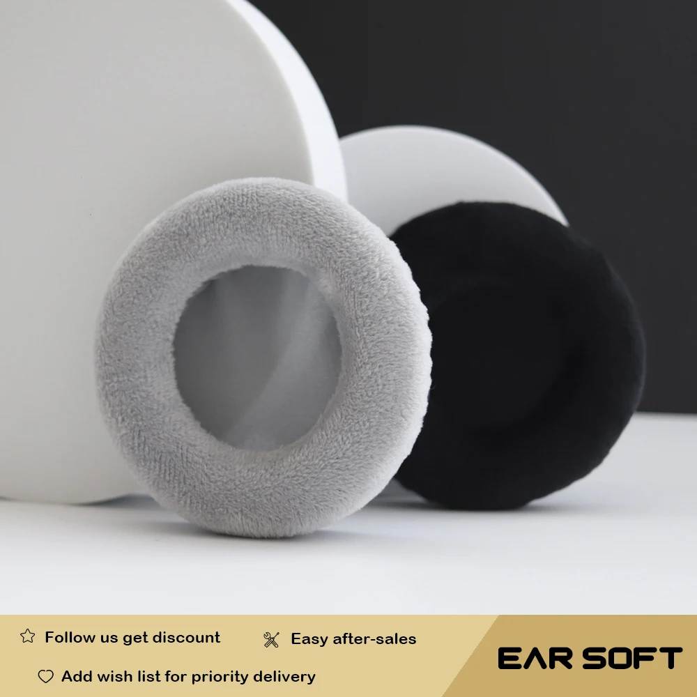 

Earsoft Replacement Cushions for JBL Synchros Slate JBL E50 E50BT Headphones Cushion Velvet EarPads Headset Cover Earmuff Sleeve