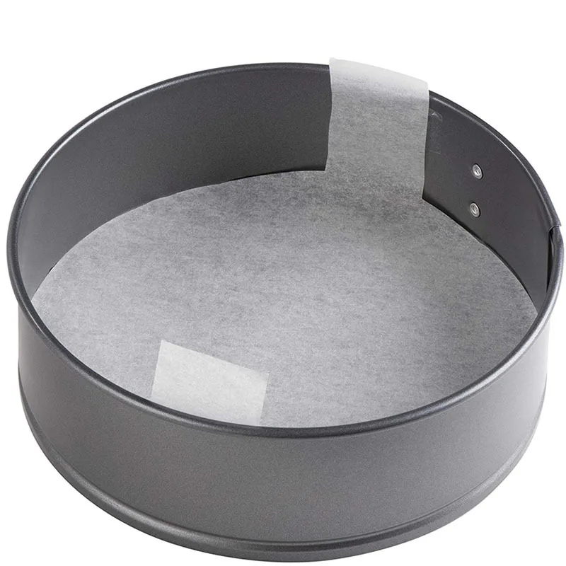 100PC Precut Circle Cake Pan Liners 6/8/9 Inch round Parchment Paper with Lift Tabs Baking Disposable Sheets Non-stick
