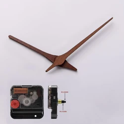 Reloj silencioso con movimiento de madera, mecanismo de 14 pulgadas, manecillas de madera, eje largo, mecanismo de mecanismo para reloj de pared 3D, 12888