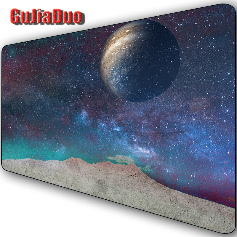 

GuJiaDuo Space Planet Pattern Mouse Pad Notebook Keyboard Natural Rubber Waterproof Non-slip Table Desk Mat Gaming Accessories