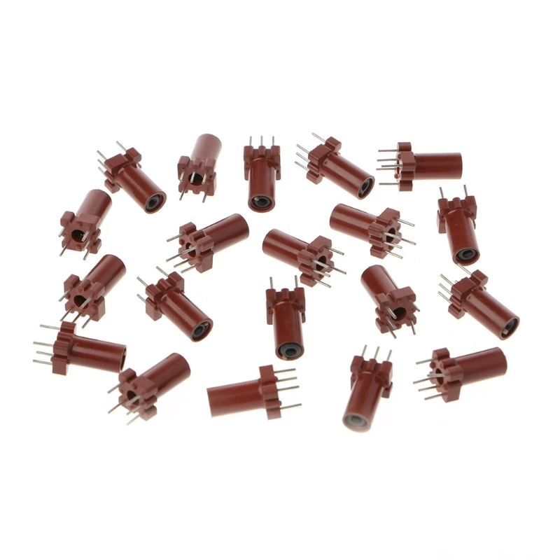 20 Pcs Adjustable Inductor Shell Skeleton Empty Ferrite No Inductor Coil 25-100MHZ Dropshipping