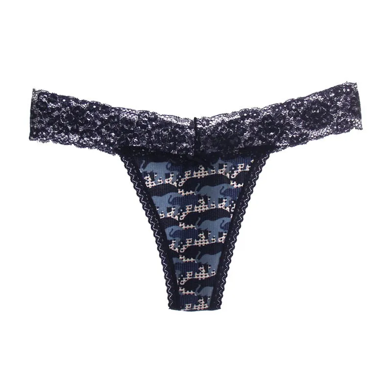 10 Pcs/Lot Voplidia Thongs Women Sexy Leopard Panties Cotton Plus Size Underwear G-Strings VS Female Seamless Lingerie Lace 031