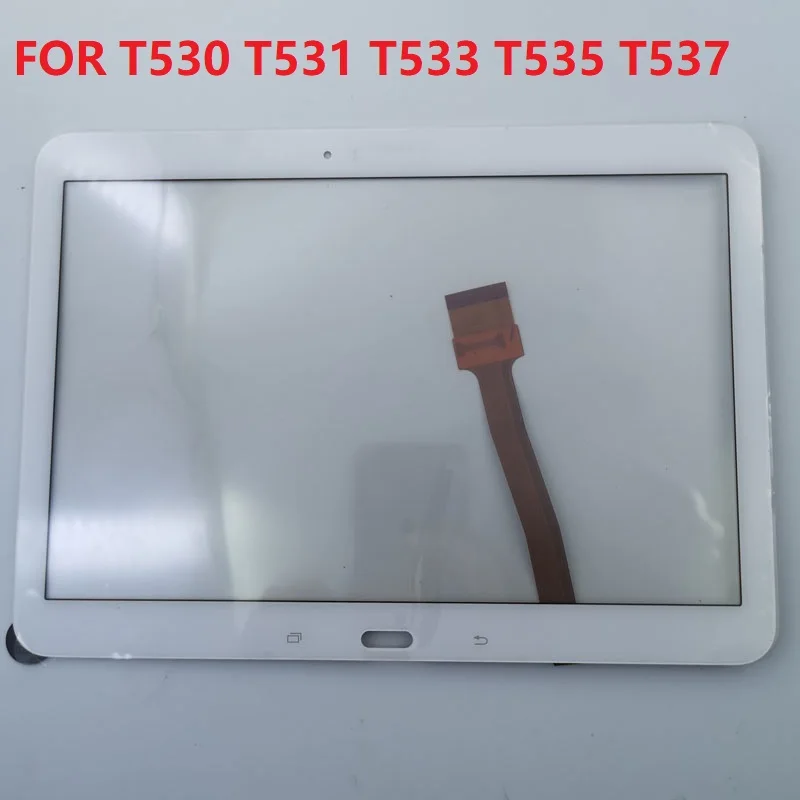 

New 10.1 INCH Touchscreen For Samsung Galaxy Tab 4 T530 T531 T533 T535 T537 Touch Screen Panel Digitizer Sensor Front Glass Lens