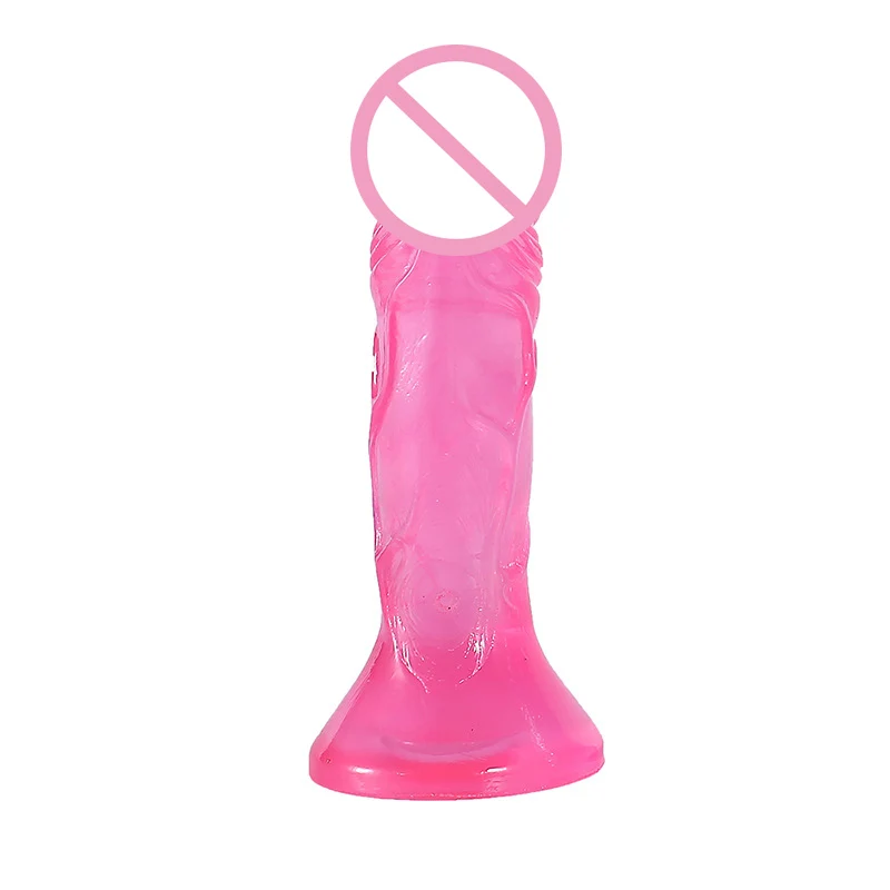 Soft Silicone Jelly Dildo Realistic Small Penis Anal Plug Dick Suction Cup Strapon Sex Toys For Woman