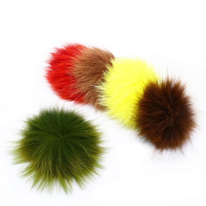 Big volume fly tying fox tail hair for tube fly streamer fly tying materials super fine Arctic Fox polar tail pieces