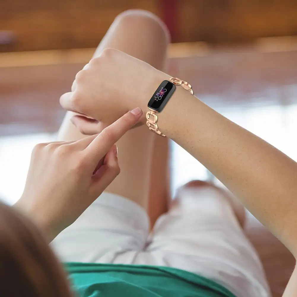 สายรัดข้อมือสำหรับ Fitbit Luxe 2สายรัดข้อมือสำหรับ Fitbit Inspire HR อะไหล่สายนาฬิกาปรับได้