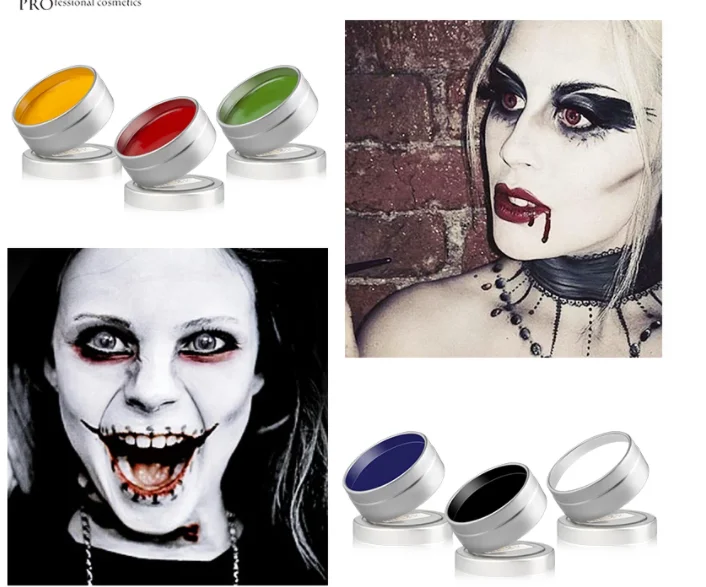 7 Colors Face Painting Body Makeup Non Toxic Safe Water Paint Oil Christmas Halloween Party Tools