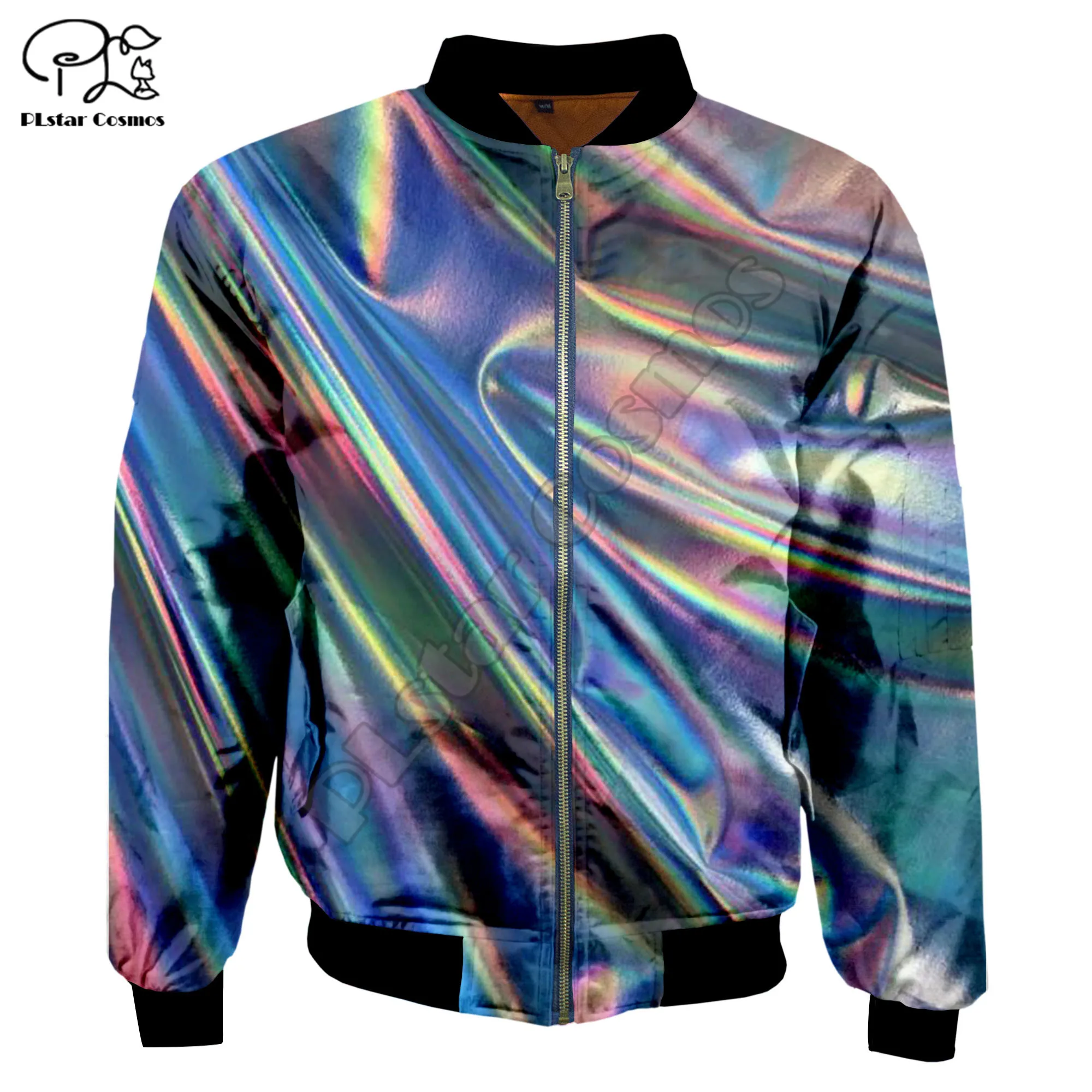 

PLstar Cosmos Psychedel Colorful Art 3D Printed 2021 New Fashion Men Bomber Jackets Hip Hop Unisex Casual Windbreaker Style-A29