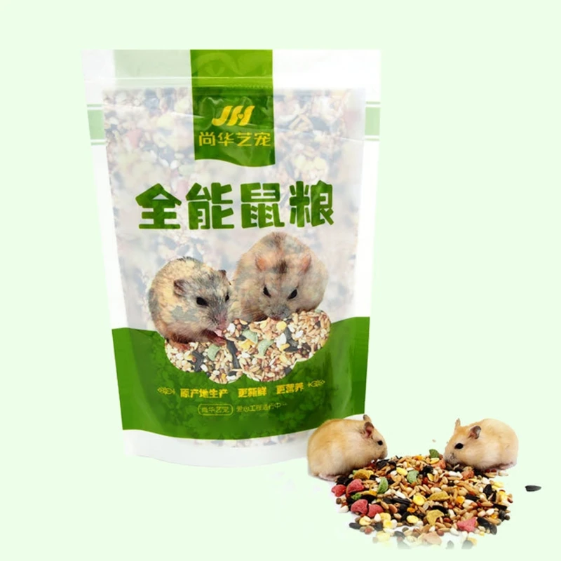 Hamster Health Natural Ingredients Balanced Composition Contains Wheat Corn Kernels Melon Seeds Soybeans