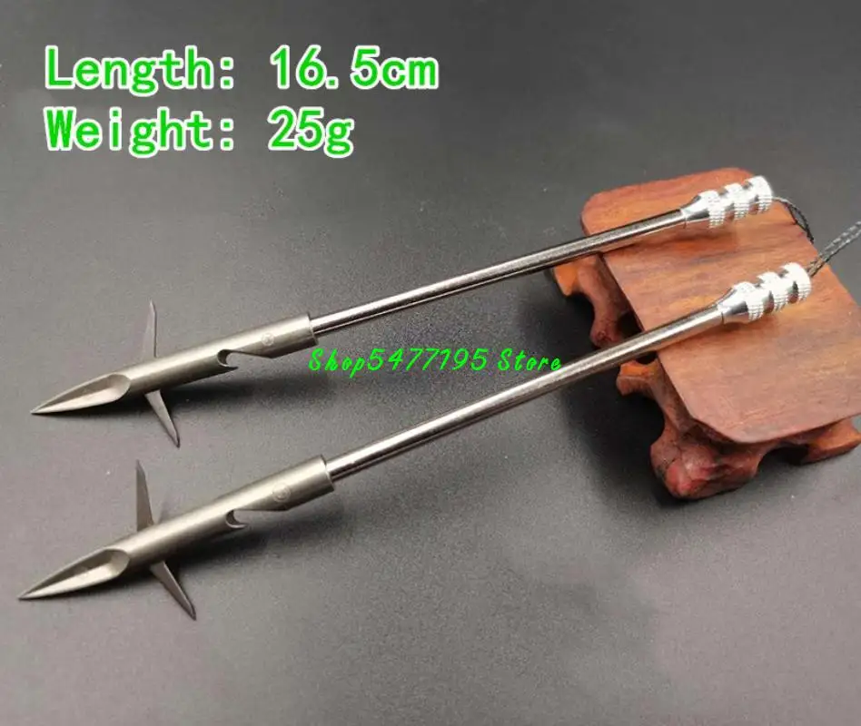 1pcs Stainless Stee Fishing Arrow Outdoor Shoot hunt Slingshot Catapult Darts Archery Skill Bow Arrowhead Crossbow Accessories