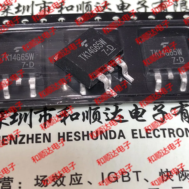 10 개/몫 TK14G65W TO-263 650V 13.7A