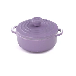 1Pcs 1/12 Dollhouse Miniature Accessories Mini Alloy Soup Pot Simulation Kitchen Kitchenware Toys for Doll House Decoration