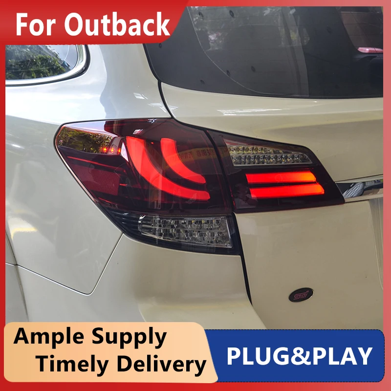 Car Styling Tail Lamp for Subaru Outback Tail Lights 2010-2016 Outback LED Tail Light taillight Dynamic Signal Auto Accessories