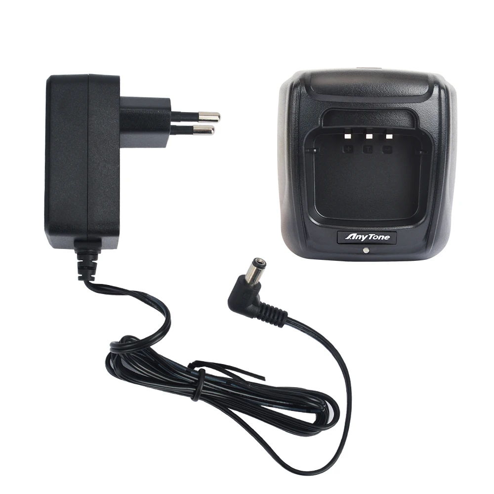 walkie talkie charger Anytone AT-D878UV Plus desktop charger QBC-45L with AC adapter SAW12-120-1000GD