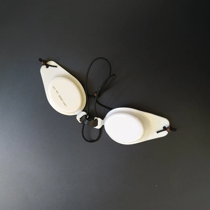 Ceramic White Metal Goggles for Laser & IPL Patients of Laser & Intense Pulsed Light Procedures