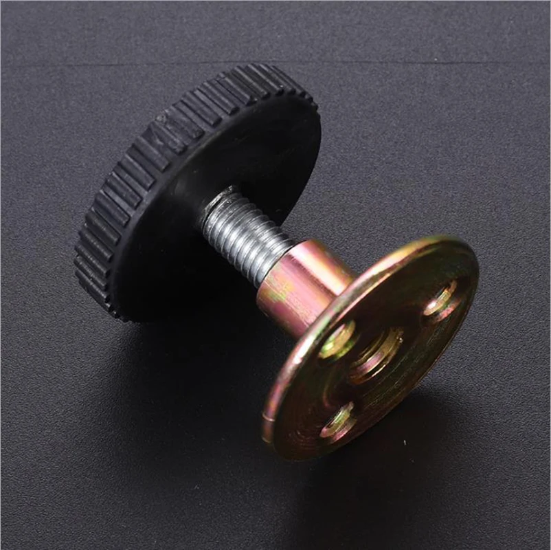 4Pcs Adjustable Threaded Bed Frame Anti-Shake Tools, Telescopic Support for Room Wall, Bedside Headboards Anti-Shake Fixer