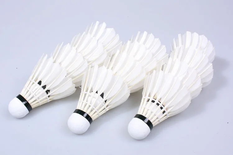 12pcs Badminton Shuttlecock Ball class A  goose  Feather Flying Stability Durable Special competition badminton volantes