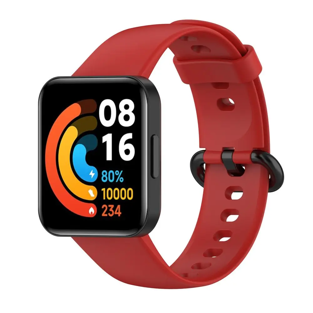 Silicone Strap For Xiaomi Mi Watch 2 Lite Global Version Smart Watch Replacement Sport Bracelet Wristband for Redmi Watch 2