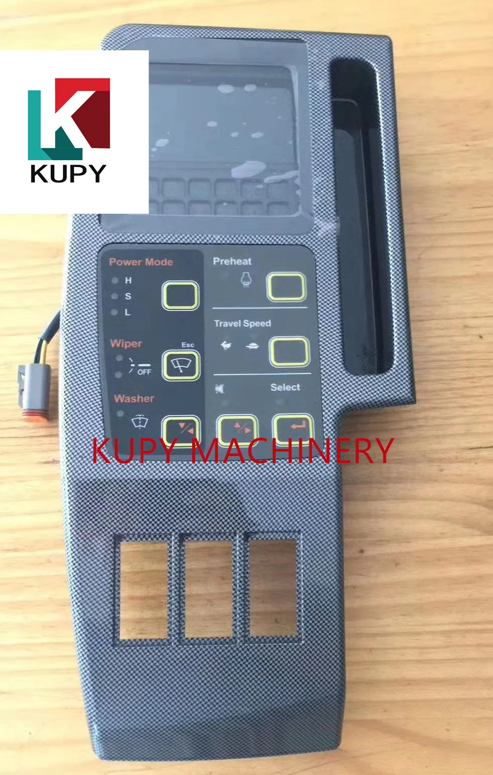 

KUPY LCD Screen Monitor R225-7 R215-7 R210-7 R450-7 For Hyundai Excavator Monitor Display Panel 21E8-30015 Monitor Gauge Cluster