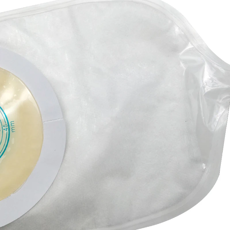 Anti-Backflow Design Urostomy Bag 15-48mm Double Layers Adhesive Urine Colostomy Bag for Cystostomy No Leak Stoma Pouch 10 pcs