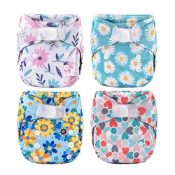 Newborn Baby Pocket Cloth Diaper Nappy NB Premature Diapers Hook and Loop Charcoal Bamboo Lining Waterproof PUL Outer Fit 2-5kg