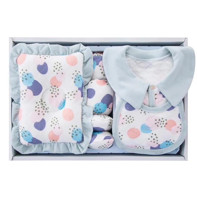 Newborn Baby Clothing Suits Boys Girls Rompers Shirt Pants Pillow Clothes Set Cotton Infant Gift 18Pcs/set