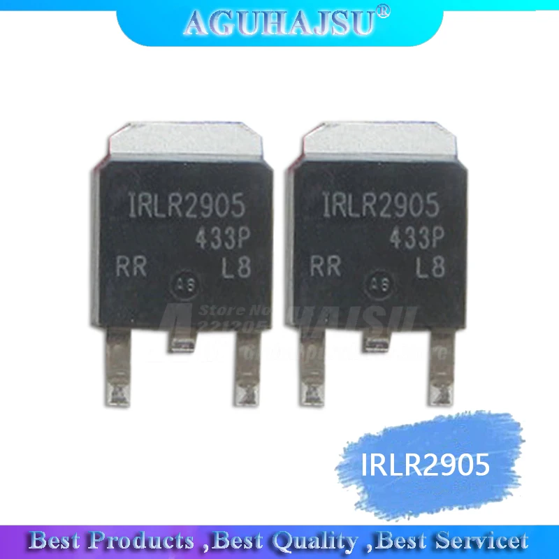 10PCS IRLR2905 TO-252 IRLR2905TRPBF TO252 molewei SMD D-PAK patch mos FET MOSFET 55V 36A