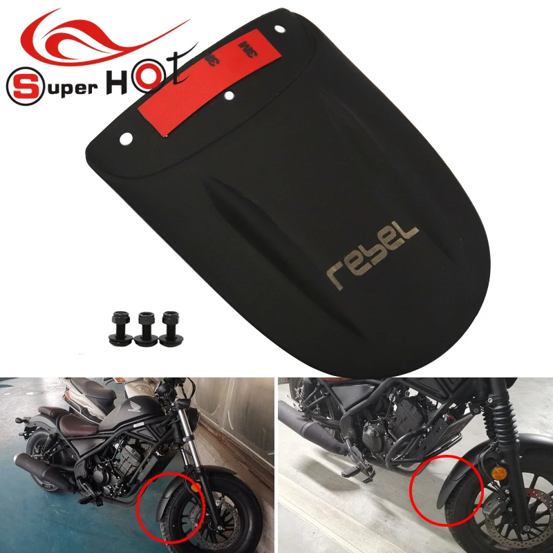 

For Honda CMX500 CMX300 REBEL500 REBEL300 CMX REBEL 500 300 Motorcycle Accessories Front Mudguard Fender Rear Extender Extension