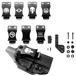 Metal Clip Flap Wing Claw For IWB Glock Beretta Taurus CZ Punisher Kydex Carbon Fiber Holster 1.5