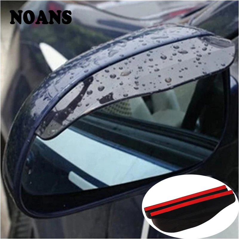 2pcs PVC Car Rear view Mirror sticker rain eyebrow For Suzuki Vitara Swift Jimmy Samurai Alto Mitsubishi Lancer 10 Outlander ASX