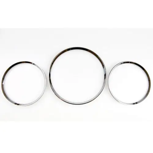 

2 SETS Chrome Styling Dashboard Gauge Ring Set For Mercedes Benz W163 ML Class