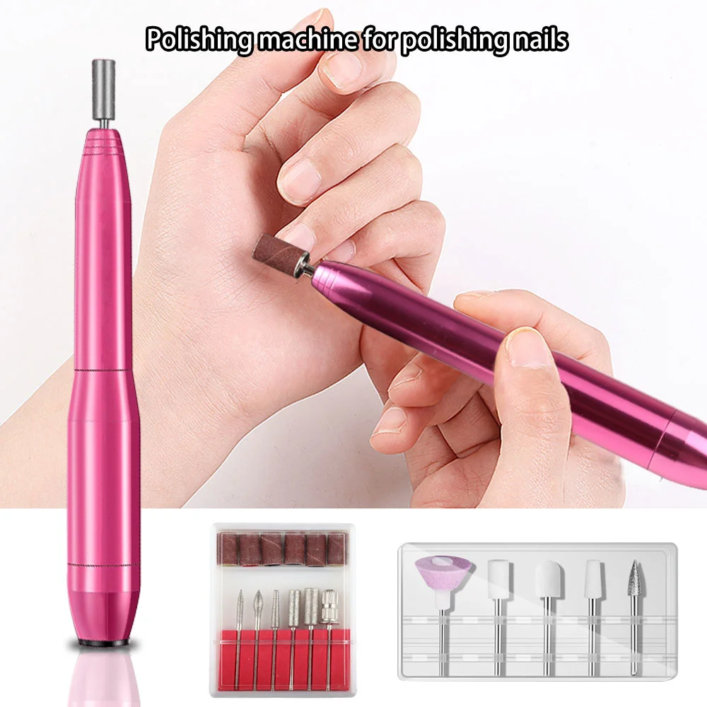 

Electric Nail Drill Machine 20000RPM Pedicure Manicure Drill Set Milling Cutters Set Nail Polishing Equipment Files Salon Tool