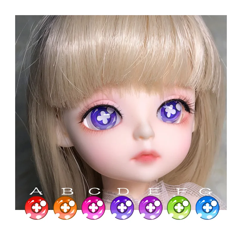 

BJD eyes 10mm-16mm-24mm eyes doll cartoon eyes for 1/12 1/8 1/6 1/4 1/3 BJD DD SD doll accessories doll eyeballs