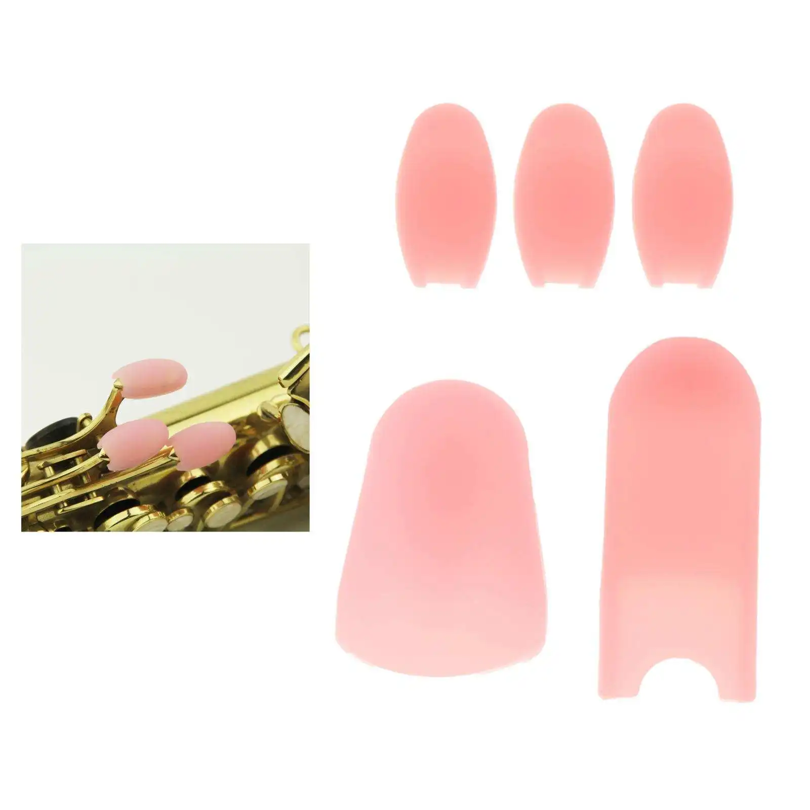 Saxophone Silicone Finger Rest Saver Cushions Palm Key Risers Pads for Sax