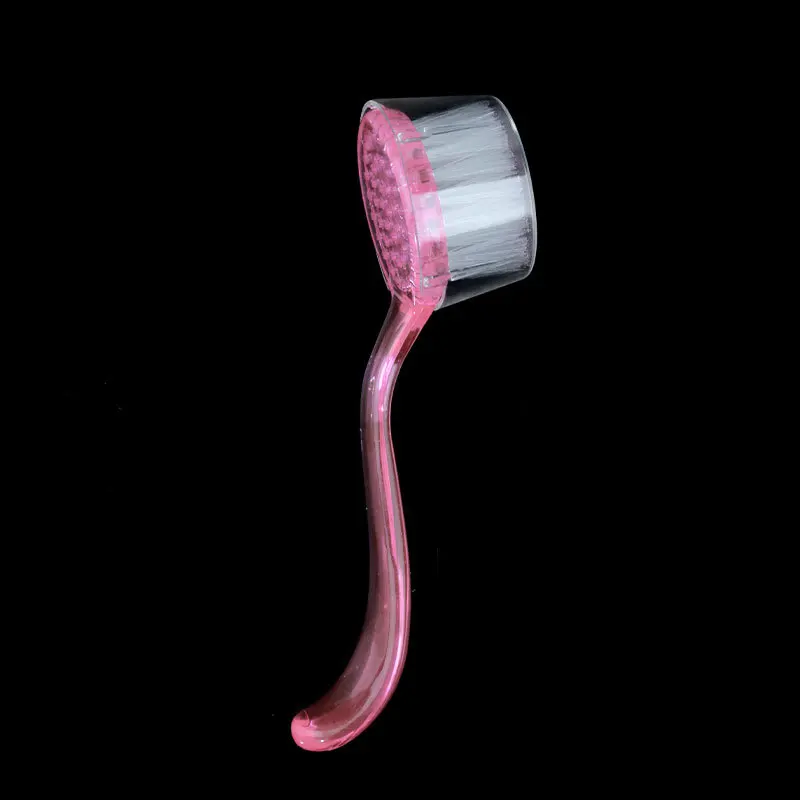 Maniküre-Nagelkunst-Reinigungsbürste mit Kappe, zum Schrubben, Staubreiniger für Nägel und Zehen, Make-up-Maniküre-Werkzeug – Detail 2