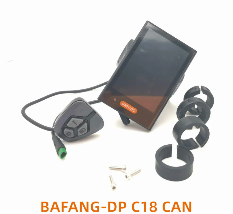 DP C18 Bafang central motor instrument motor LCD color screen DP-C18 CAN protocol  Pannel Speedometer