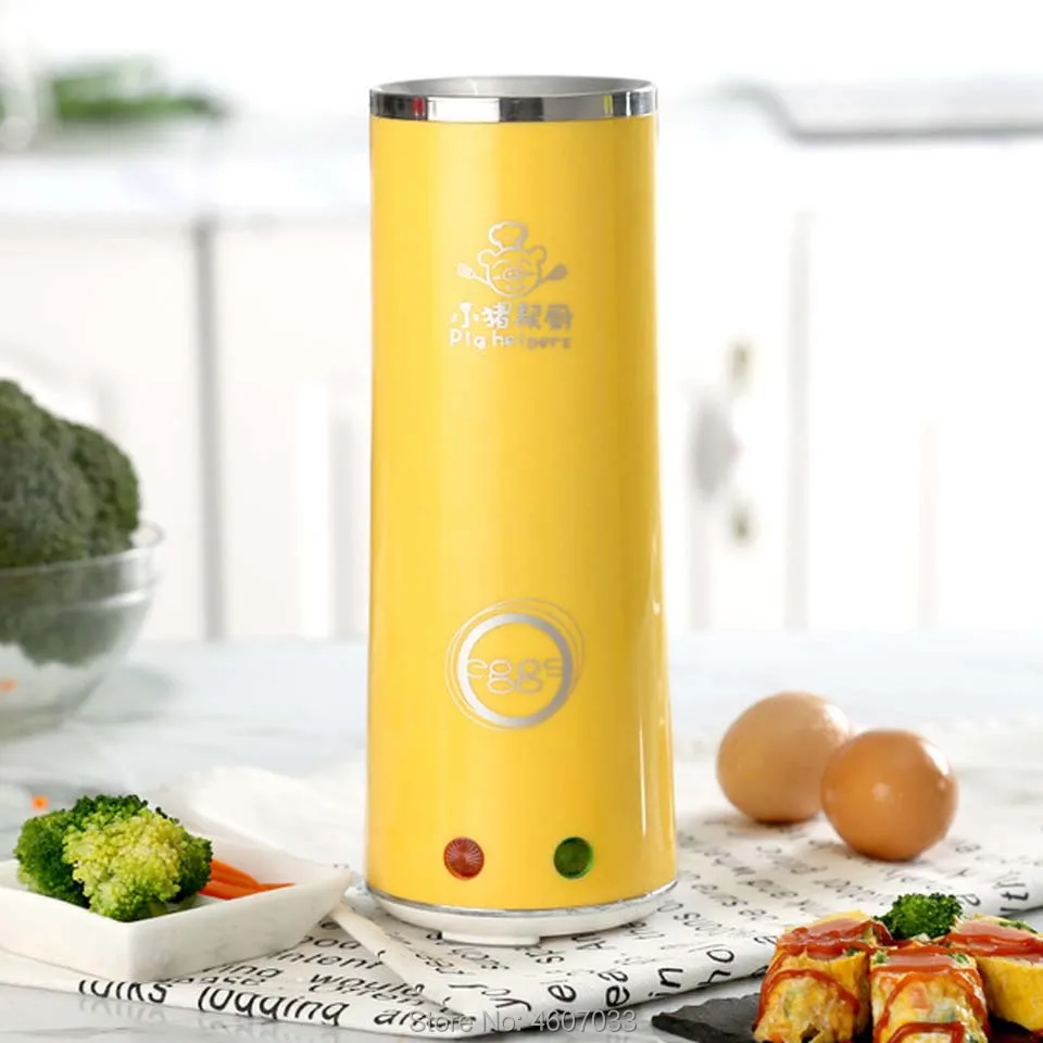Elétrico Automático Multifunctiona Mini Egg Roll Maker Omelete Pequeno Almoço Ovo Caldeira Cozinha CooKing Egg Cooker UE AU Plug 220V