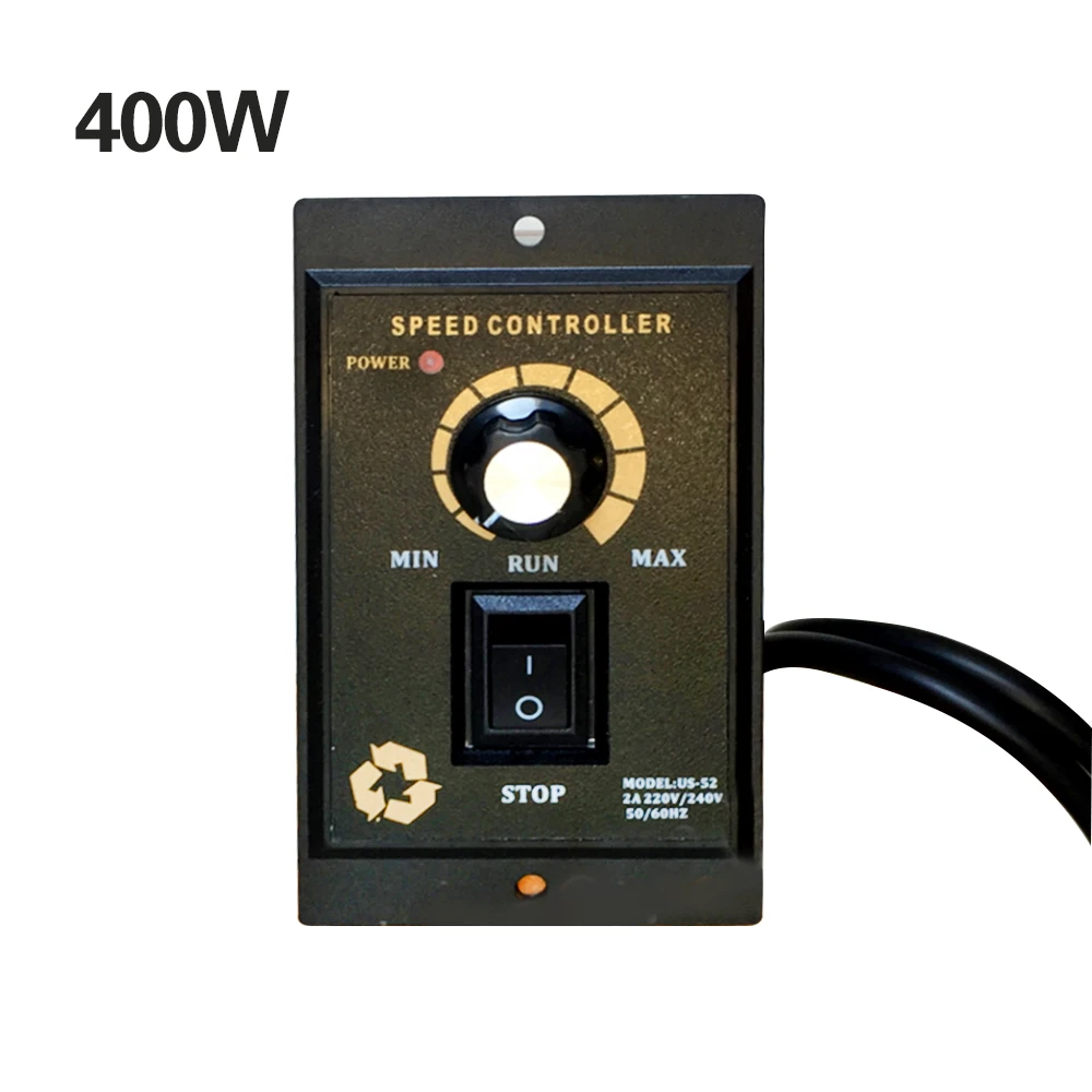 

High-quality 400W AC 220V 50/60Hz US-52 Motor Speed Pinpoint Regulator Controller Motor Governor