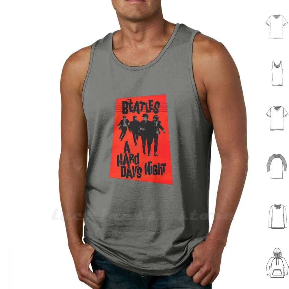Fab Four Movie Vest Cotton Men Women Teenage Classic Rock 60s Sixties A Hard George Days Nights Bob Harrison Dylan
