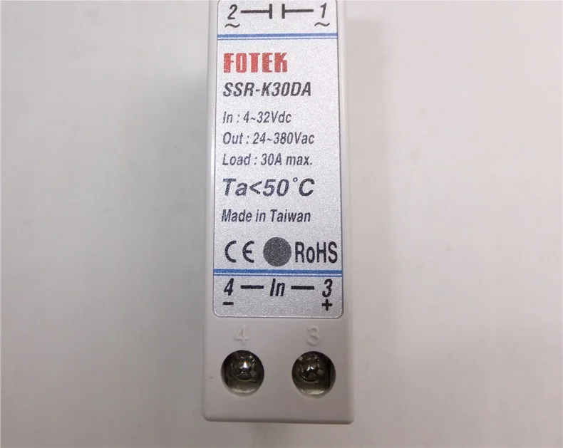 

Original Taiwan's FOTEK unidirectional solid-state relay SSR-K30DA