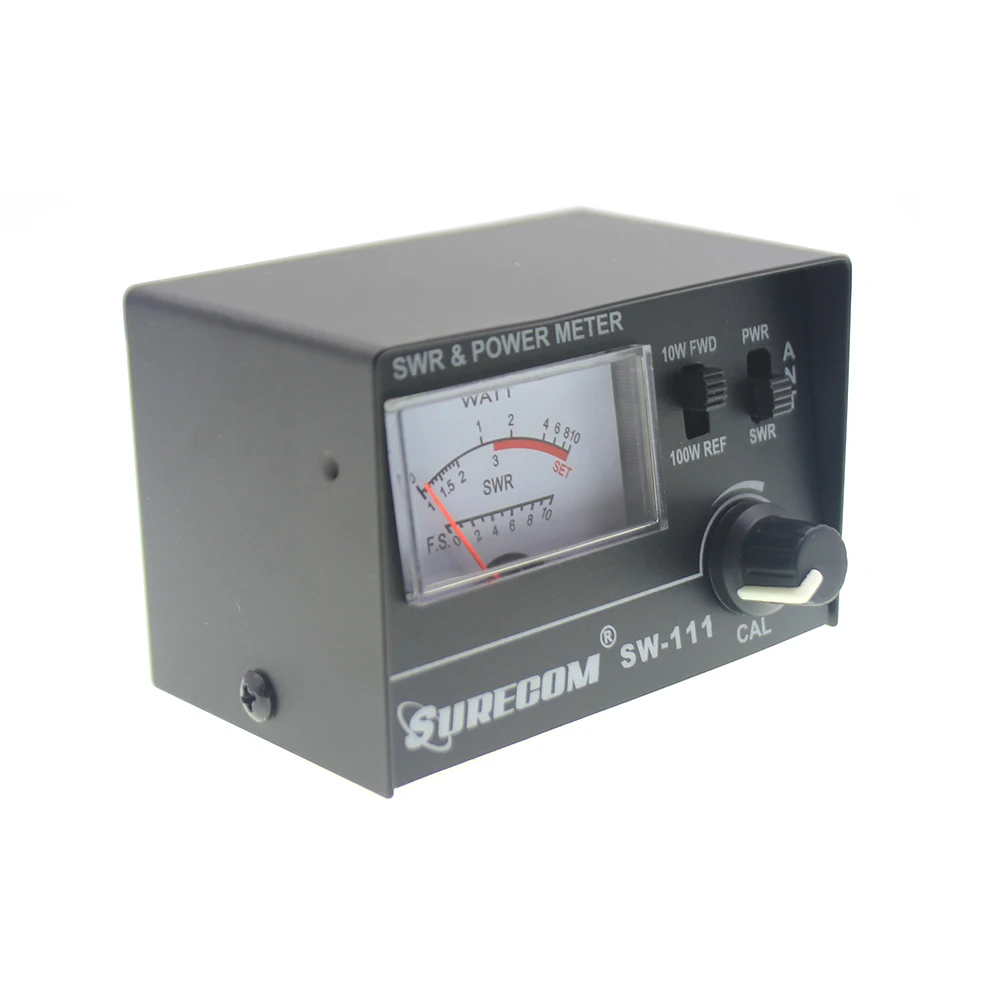 SURECOM SW-111 100 Watt 27-30MHz SWR / Power Meter for CB Radio Antenna for Test SWR or Relative Power