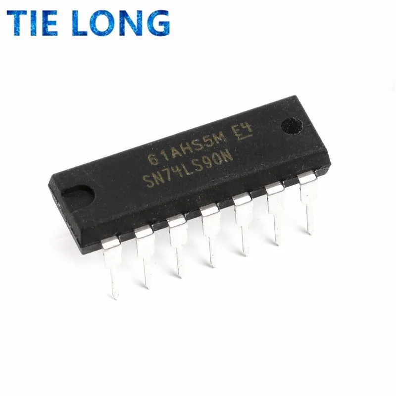 10PCS HD74LS90P DIP14 HD74LS90 DIP SN74LS90N 74LS90 SN74LS90 74LS90N new and original IC