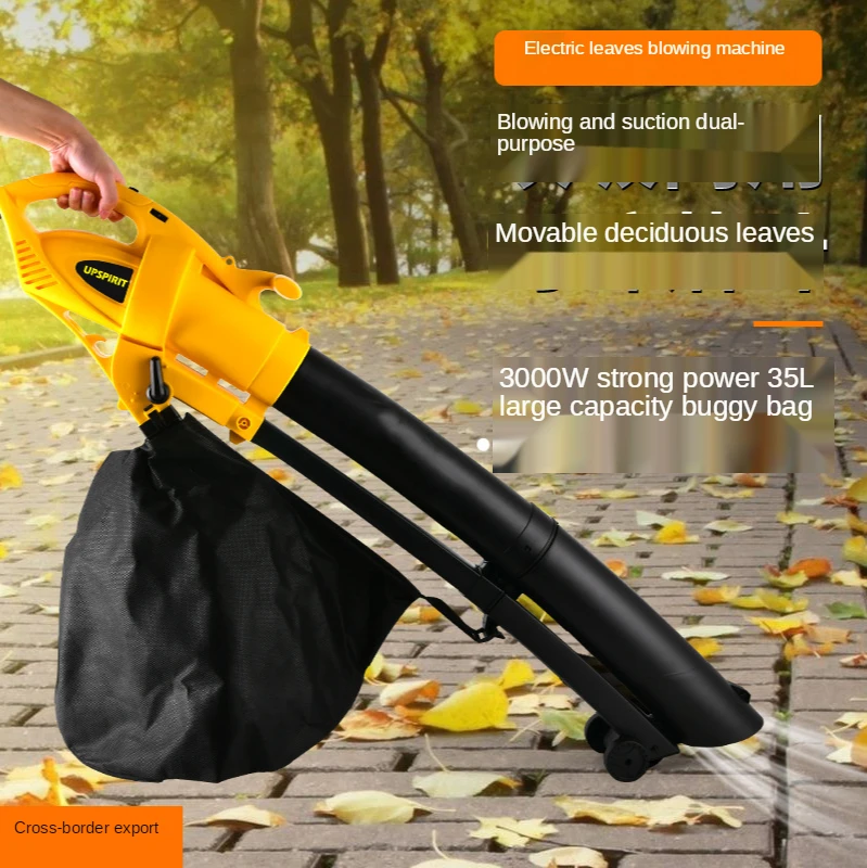 Power tool leaf suction machine High-power portable garden leaf shredder Blowing and suction dual purpose hair dryer