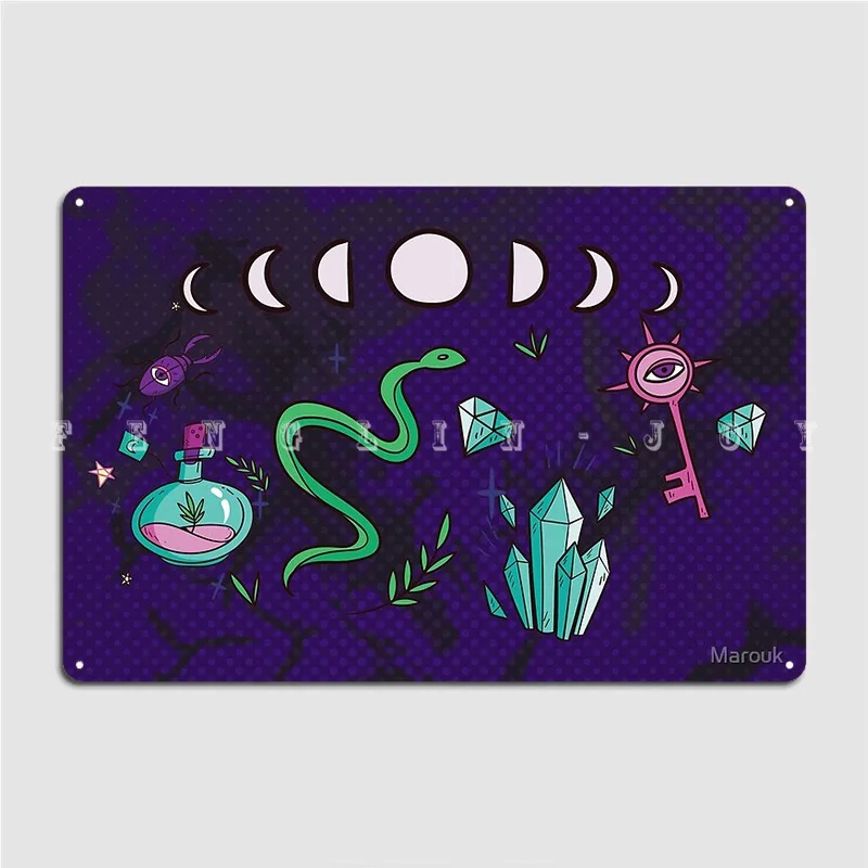 Оккультная маска на лицо, заклинание волшебного Викки, литье на лицо, маска, металлический постер на стену, клубный оловянный постер