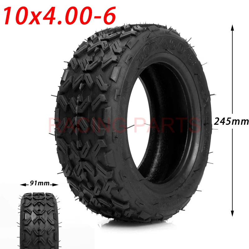 

10X4.00-6 Tire Tubeless Vacuum Tyre for Electric Balancing Car Scooter 10*4.00-6 Thick Rubber Tyre for Mini Motorcycle