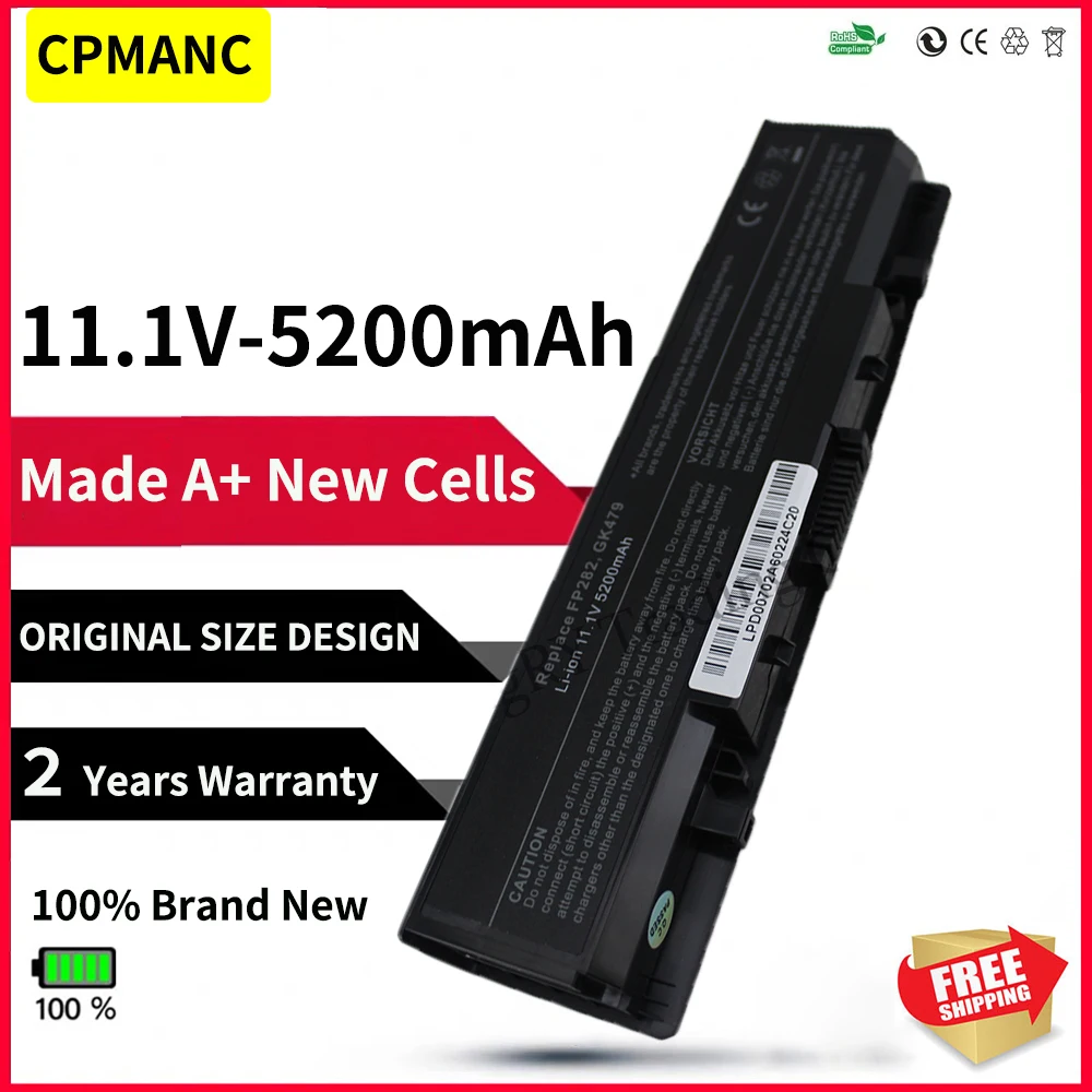 

CPMANC 6CELLS Battery For Dell Inspiron 1520 1521 1720 1721 530s For Vostro 1500 1700 GK479 FP282 FK890 GR986 DY375 312-0576